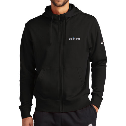 Club Fleece Sleeve Swoosh Full Zip Hoodie Thumbnail